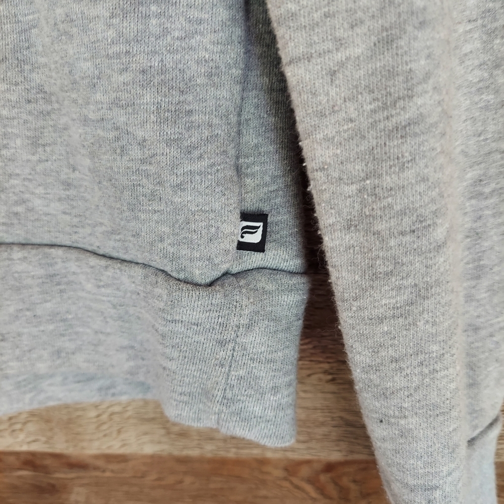 Fabletics Gray Ginger Backless Sweatshirt Xsmall - image 5